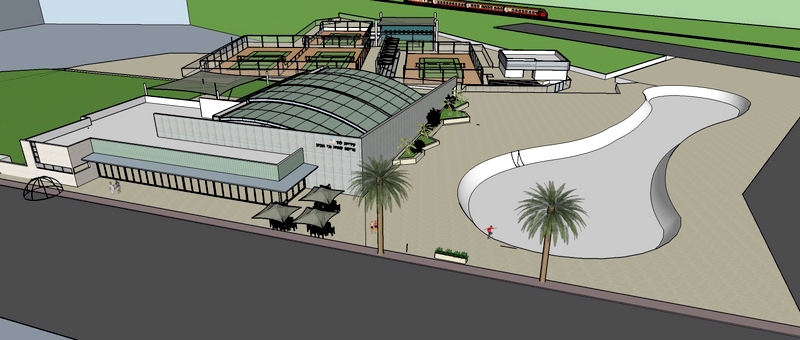 מרכז ספורט חדשני יוקם בשכונת 'גני אביב' בלוד